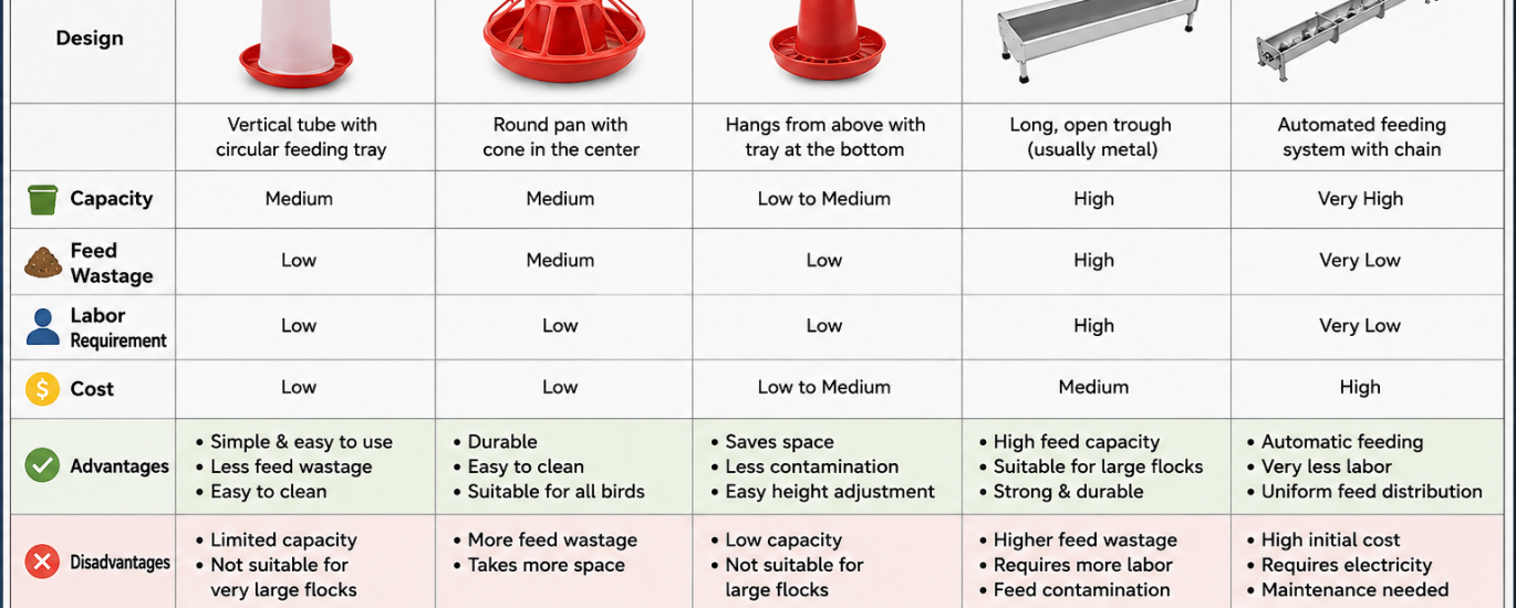 Types of feeder