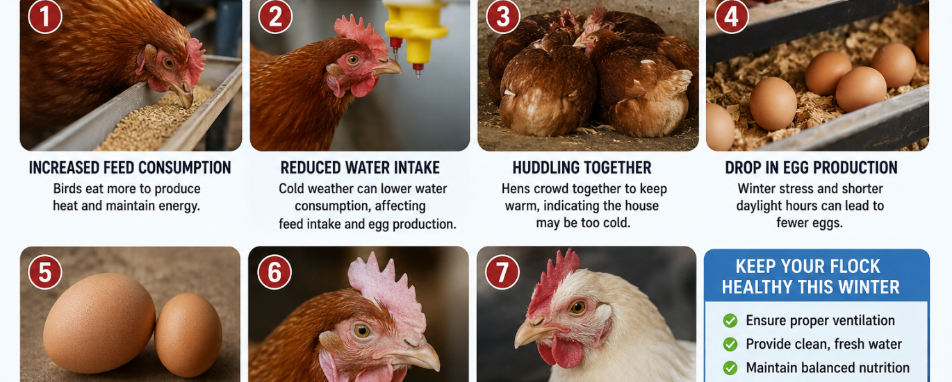 7 Early Warning Signs of Winter Stress in Laying Hens