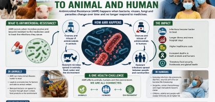 Antimicrobial Resistance Is a Growing Threat to Animal and Human