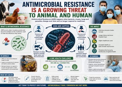Antimicrobial Resistance Is a Growing Threat to Animal and Human