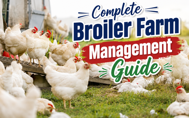 Complete Broiler Farm Management Guide: From Farm Preparation to Market Weight
