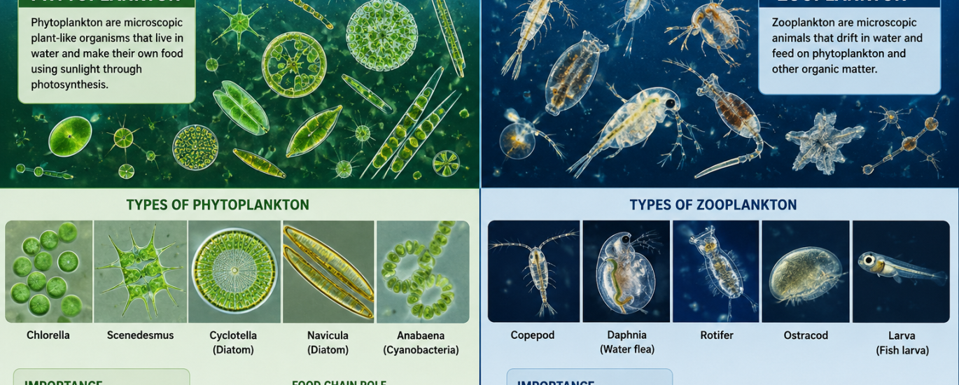 phytoplankton and zooplankton